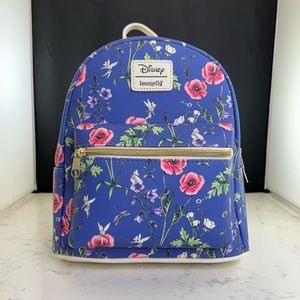 Disney Tinker Bell Flower Loungefly Mini Backpack